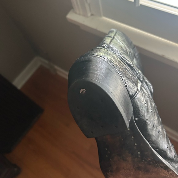 Nocona black ostritch with ostrich tops - Picture 5 of 8